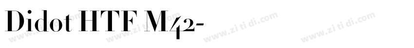 Didot HTF M42字体转换